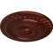Ekena Millwork Christopher Ceiling Medallion, Hand-Painted Antique Copper, 26 5/8"OD x 2 1/4"P CM26CSACS - alternate 2